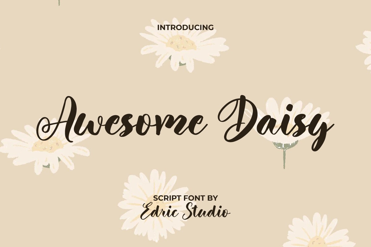 폰트 Awesome Daisy