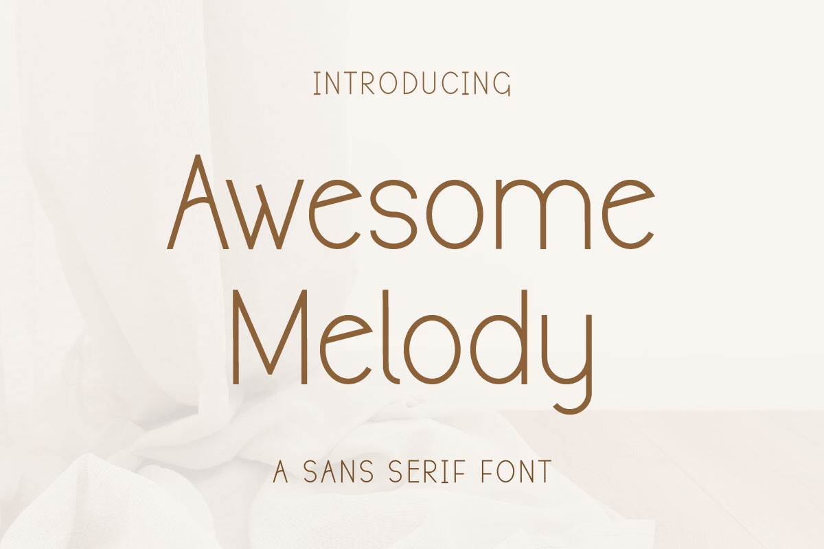 폰트 Awesome Melody