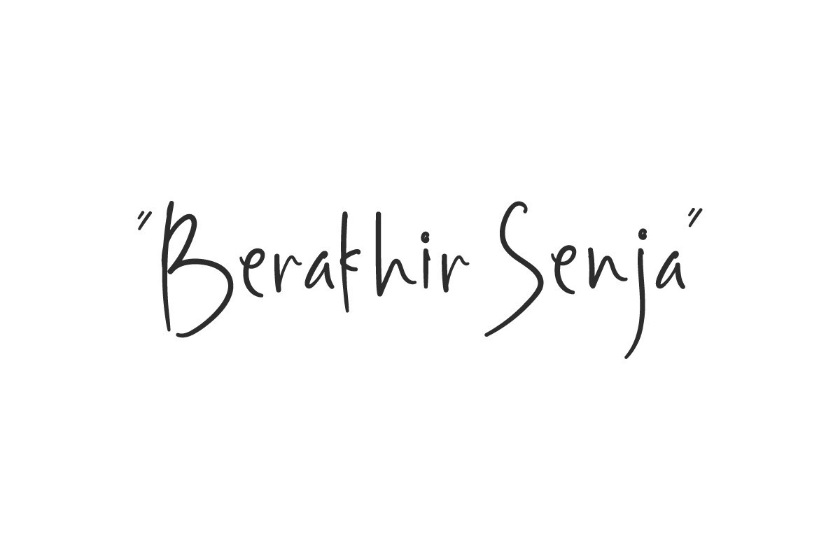 폰트 Berakhir Senja
