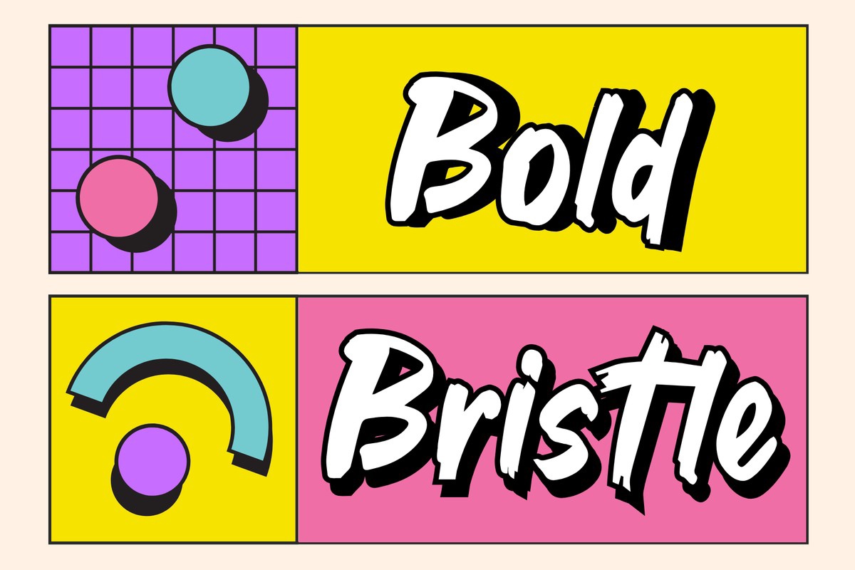 폰트 Bold Bristle