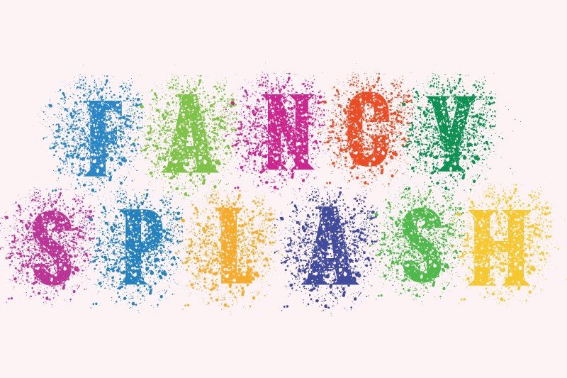 폰트 Fancy Splash