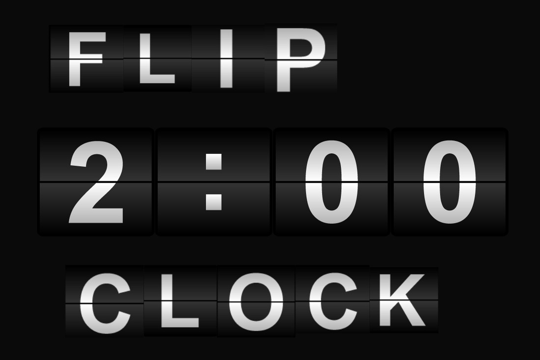 폰트 Flip Clock