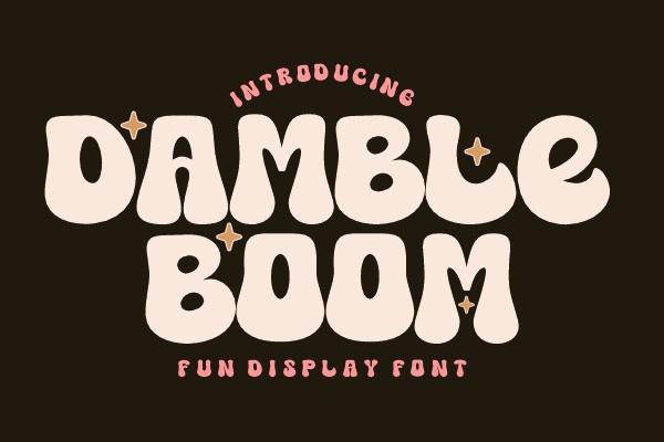 폰트 Damble Boom