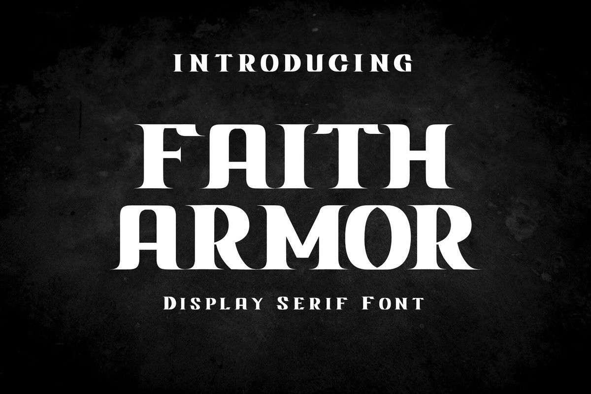 폰트 Faith Armor