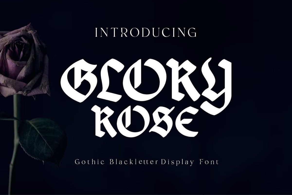 폰트 Glory Rose