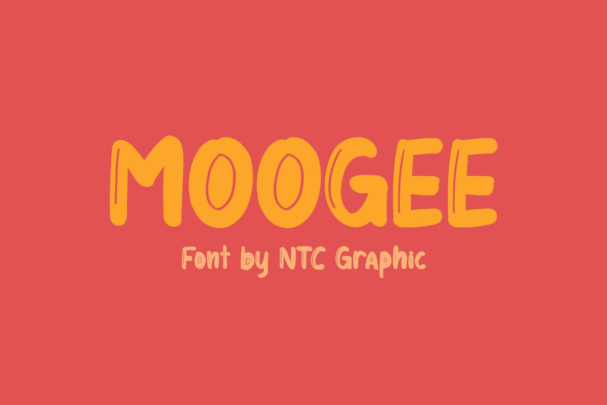 폰트 Moogee