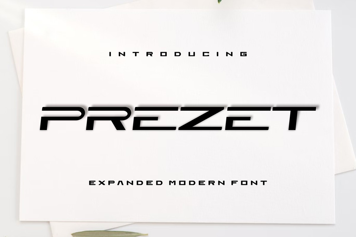 폰트 Prezet