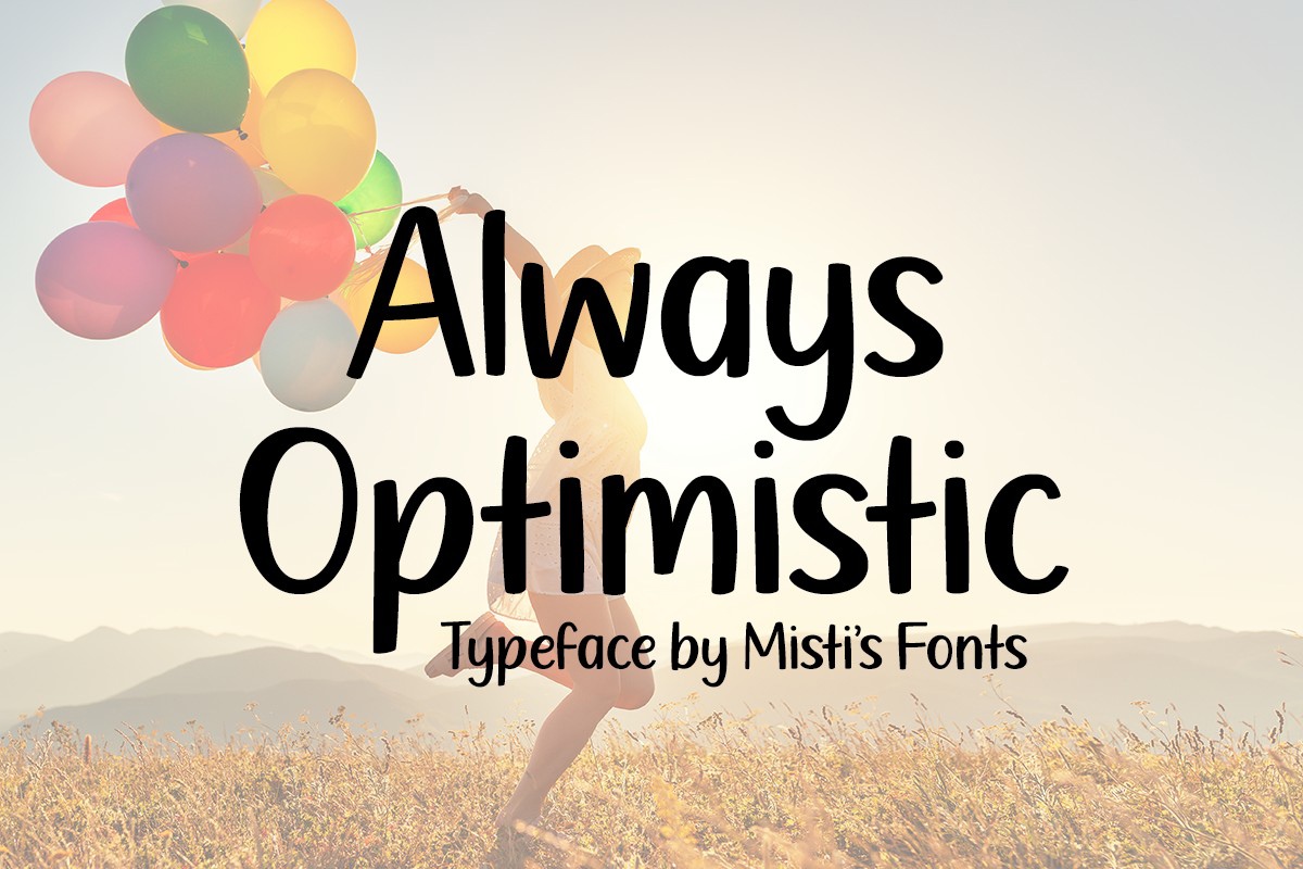 폰트 Always Optimistic