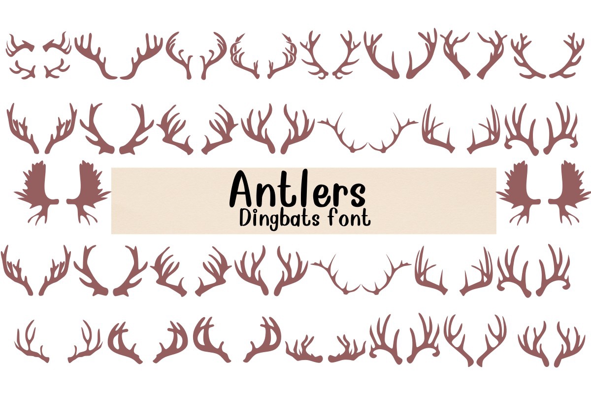 폰트 Antlers