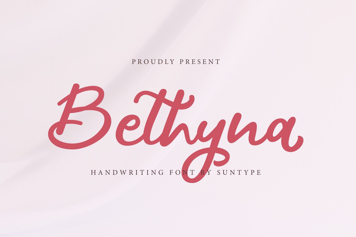 폰트 Bethyna