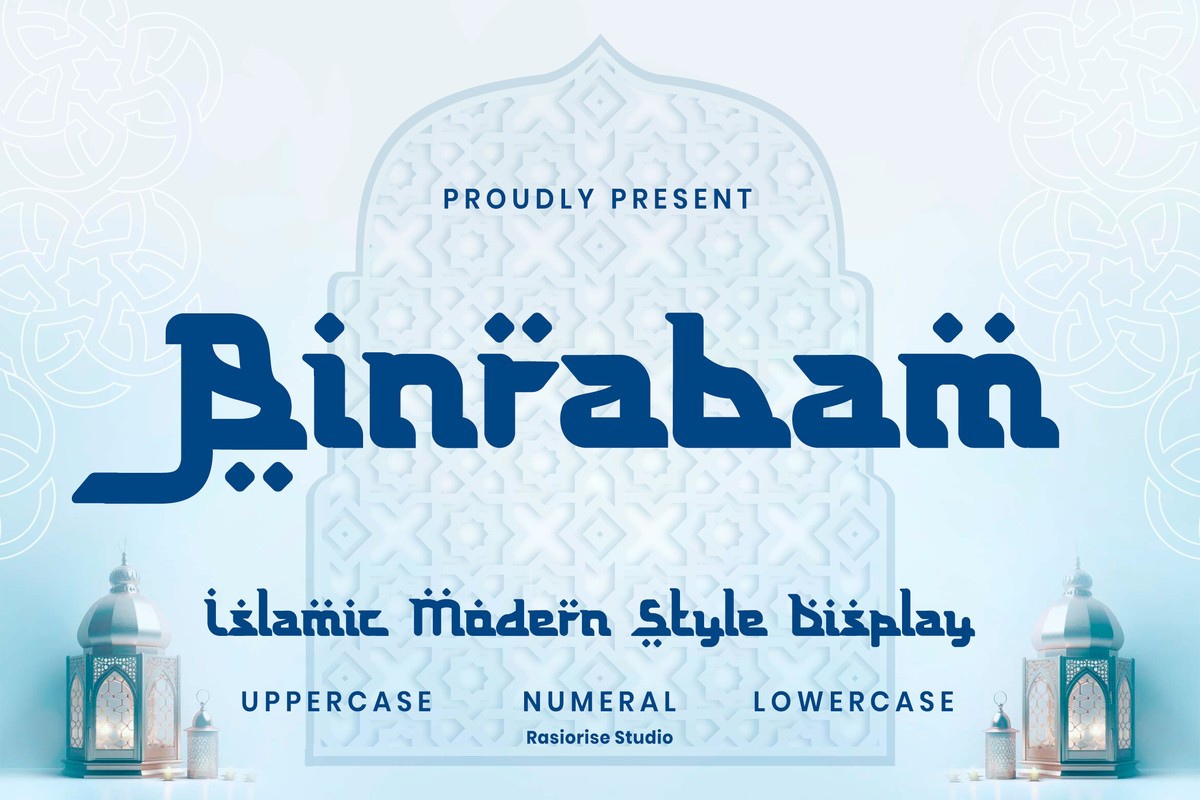 폰트 Binrabam