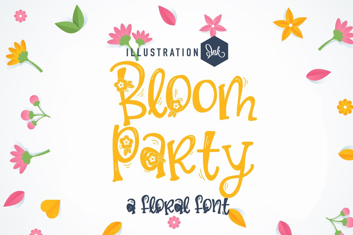 폰트 ZP Bloom Party