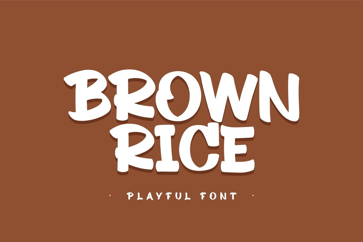 폰트 Brown Rice