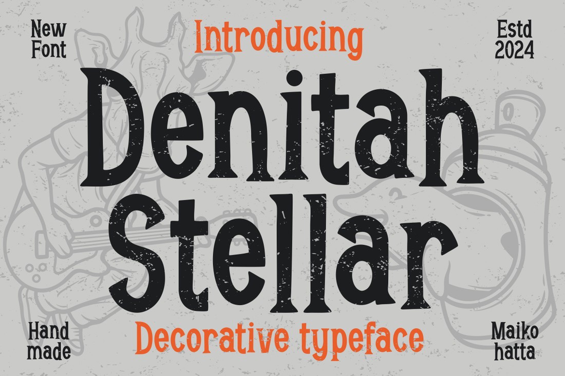 폰트 Denitah Stellar