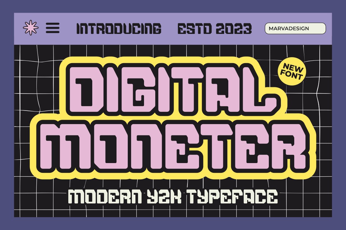 폰트 Digital Moneter