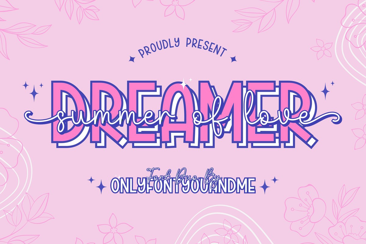 폰트 Dreamer Summer of Love