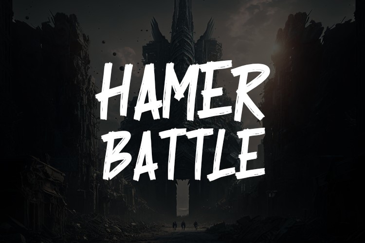 폰트 Hamer Battle