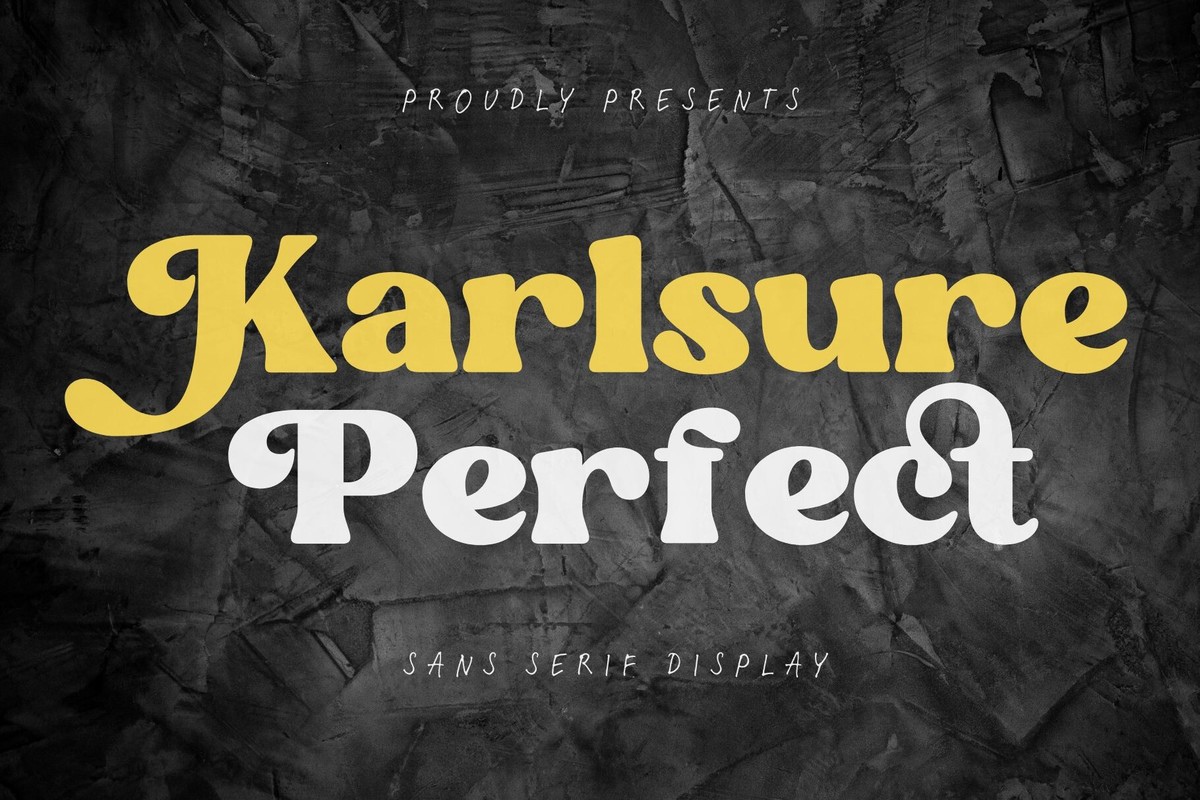 폰트 Karlsure Perfect