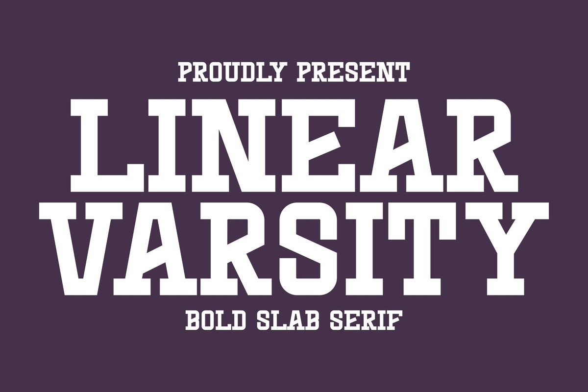 폰트 Linear Varsity