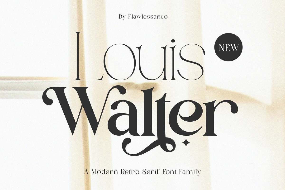 폰트 Louis Walter