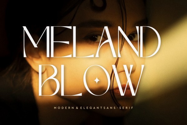 폰트 Meland Blow