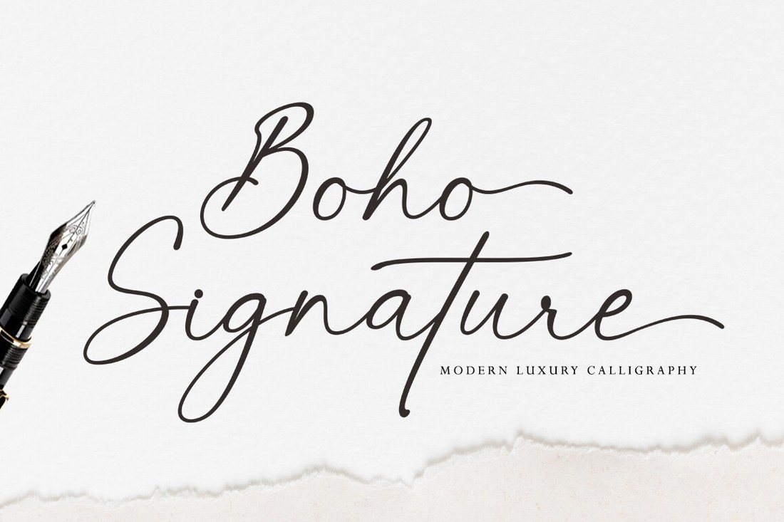 폰트 Boho Signature