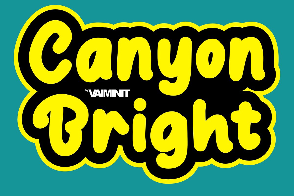 폰트 Canyon Bright