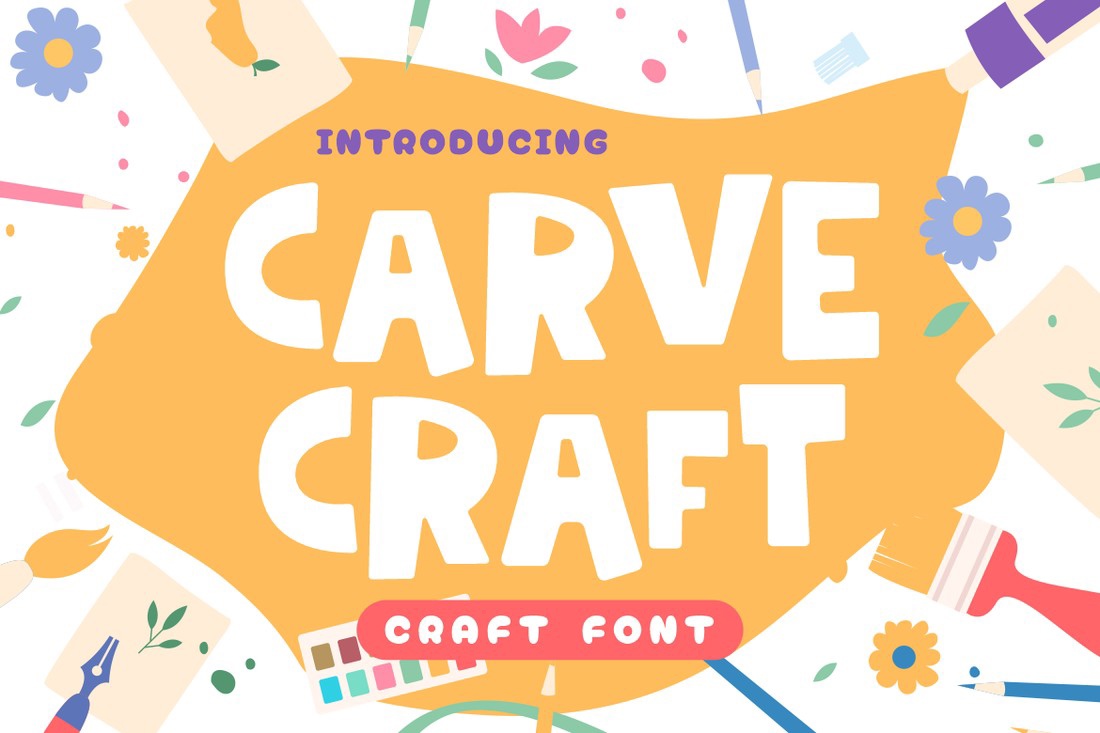 폰트 Carve Craft