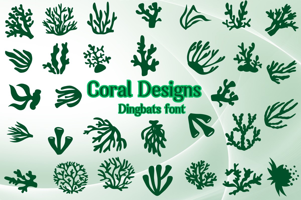 폰트 Coral Designs