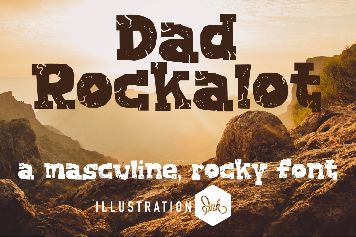 폰트 PN Dad Rockalot