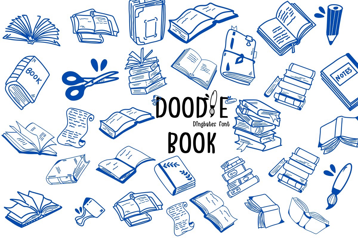 폰트 Doodle Book