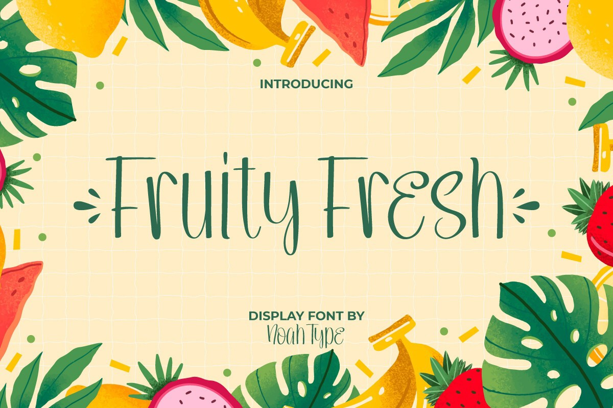 폰트 Fruity Fresh