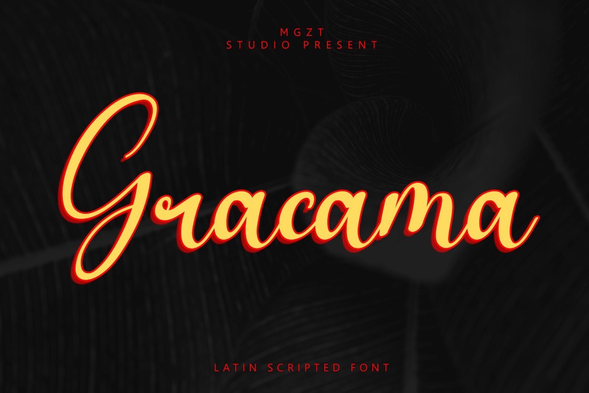 폰트 Gracama