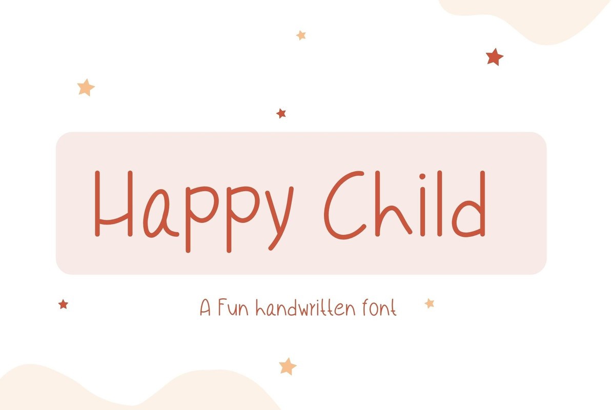 폰트 Happy Child