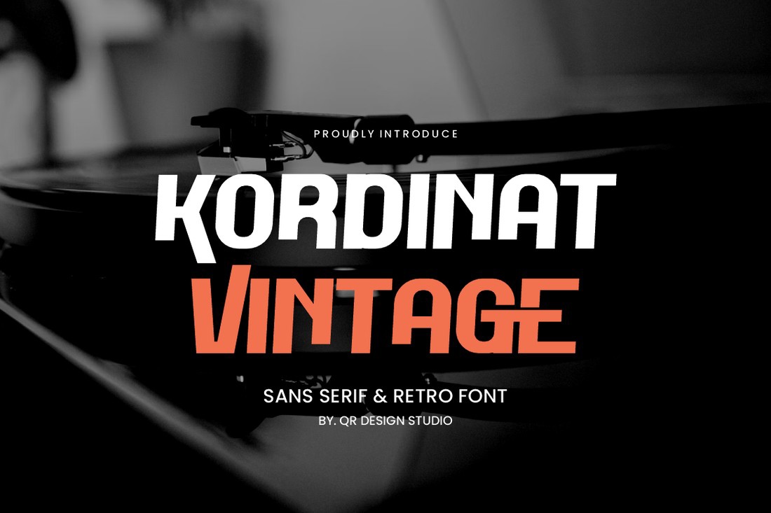 폰트 Kordinat Vintage