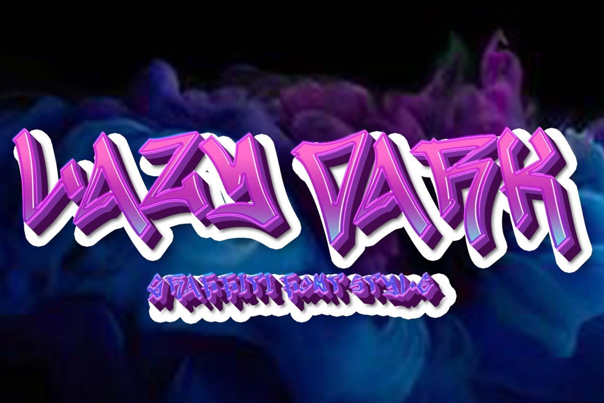 폰트 Lazy Dark