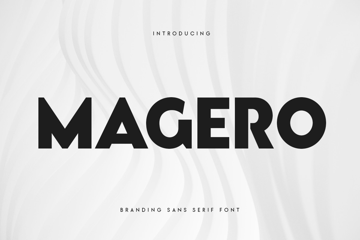 폰트 Magero