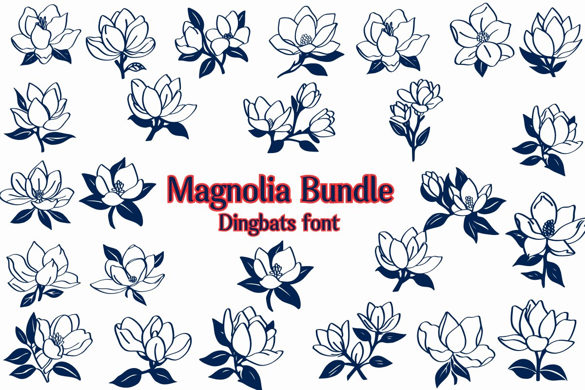 폰트 Magnolia Bundle