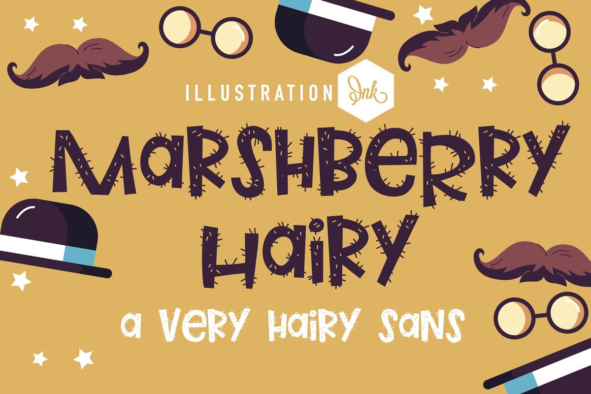 폰트 PN Marshberry Hairy