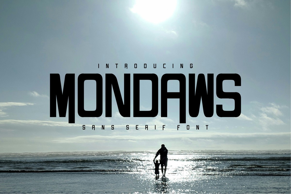 폰트 Mondaws