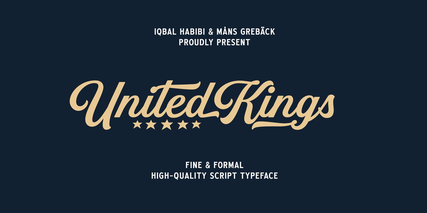폰트 United Kings