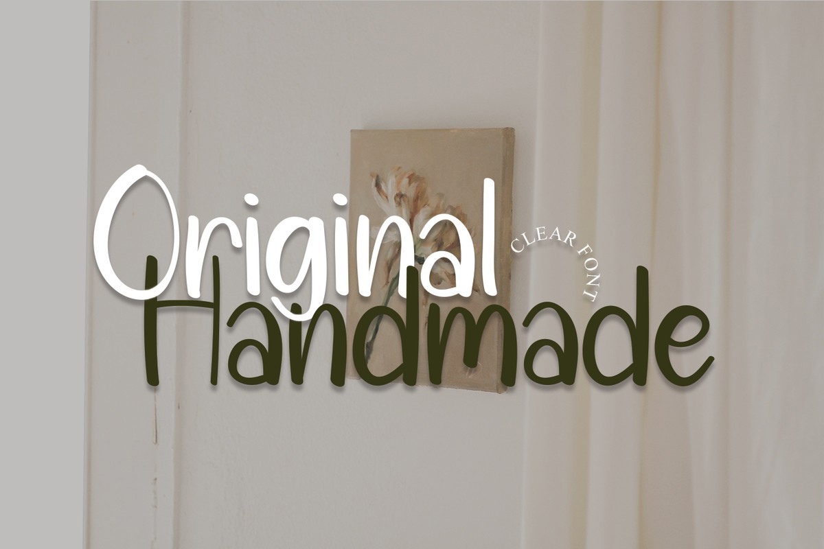 폰트 Original Handmade