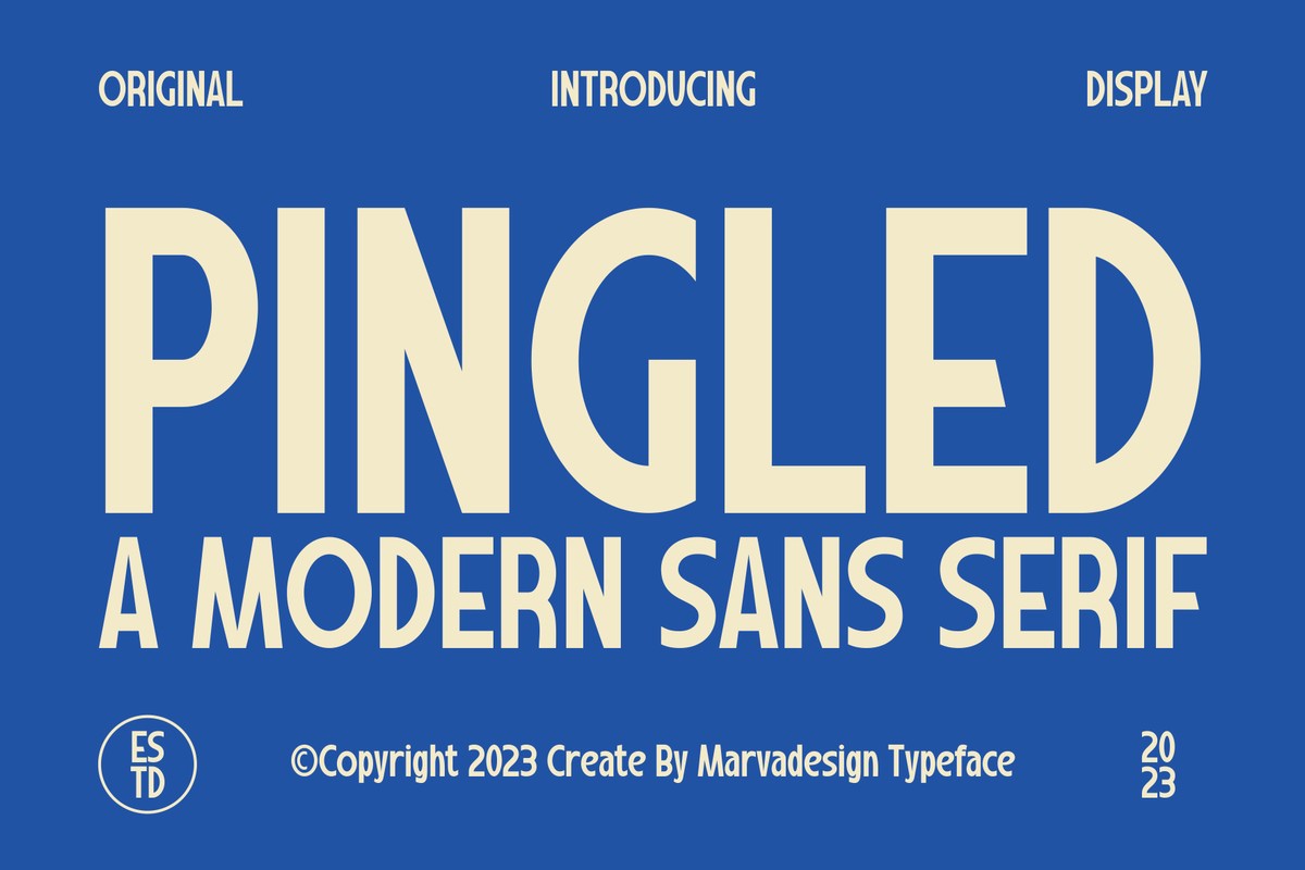 폰트 Pingled
