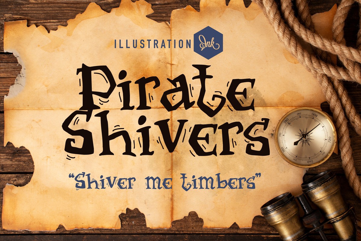 폰트 LDJ Pirate Shivers