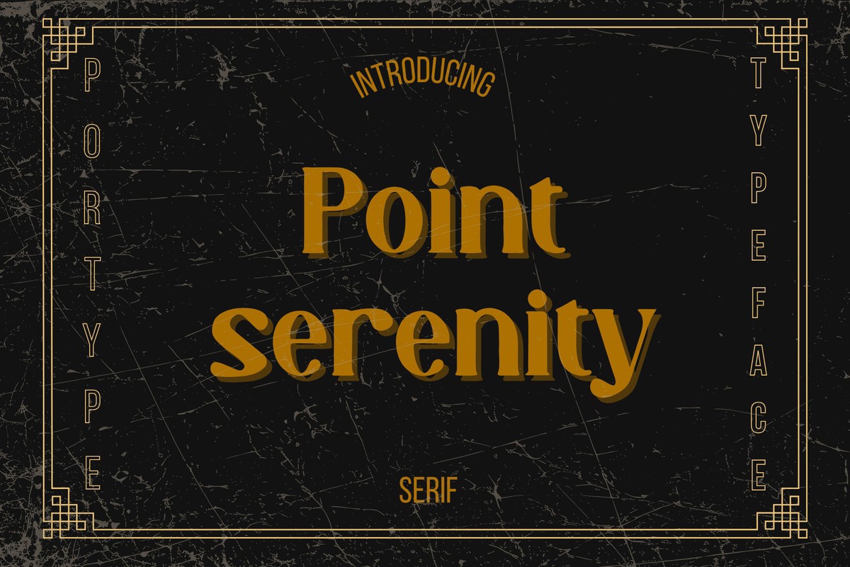 폰트 Point Serenity
