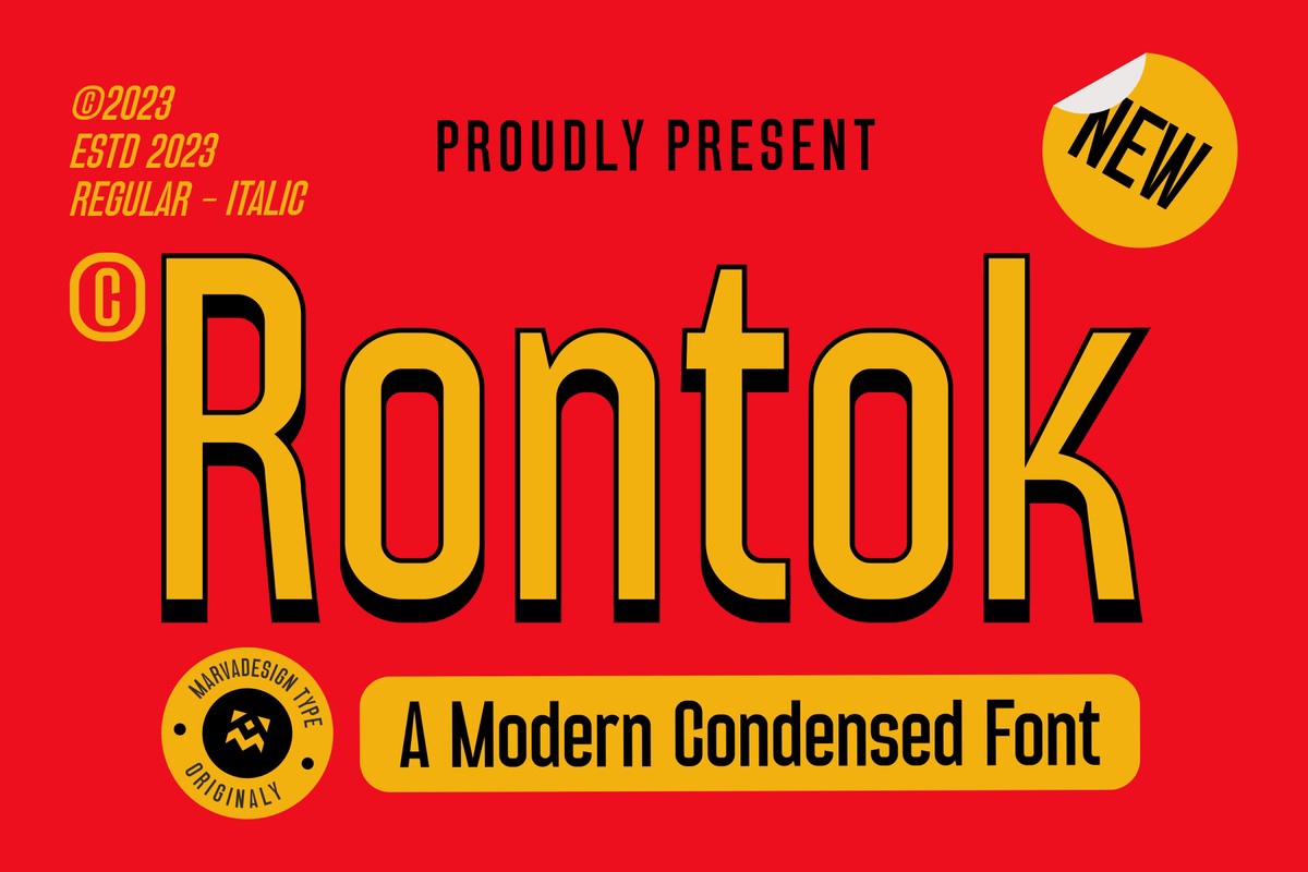 폰트 Rontok