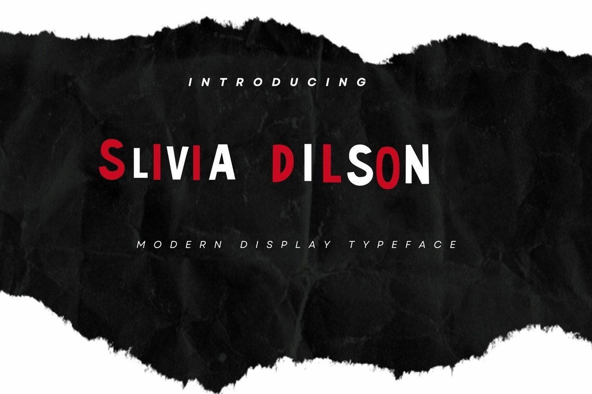 폰트 Slivia Dilson