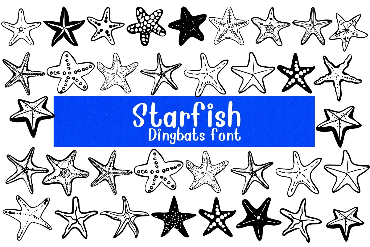 폰트 Starfish