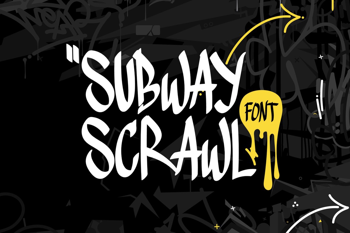 폰트 Subway Scrawl