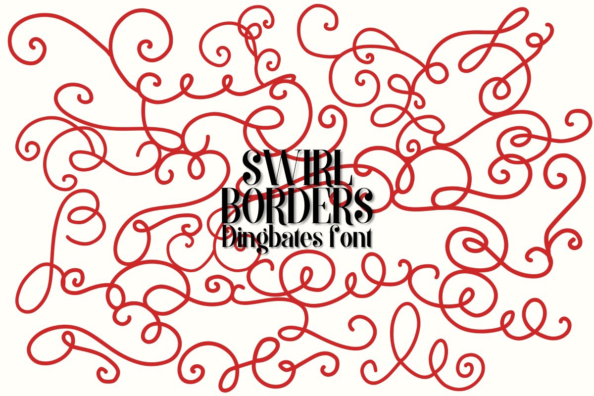 폰트 Swirl Borders